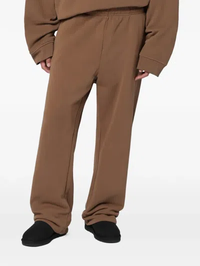 Entire Studios Mens Dune Straight-leg Relaxed-fit Cotton Jogging Bottoms Xl In Brown