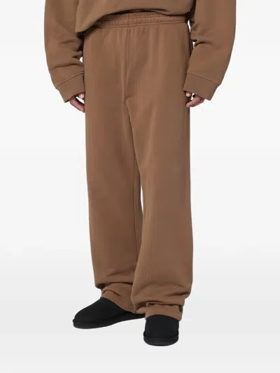 Entire Studios Mens Dune Straight-leg Relaxed-fit Cotton Jogging Bottoms Xl In Brown