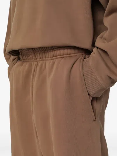 Entire Studios Mens Dune Straight-leg Relaxed-fit Cotton Jogging Bottoms Xl In Brown