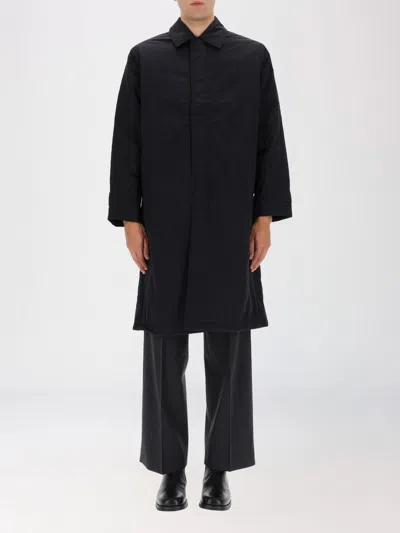 Sunflower Relaxed Nylon Coat In Black