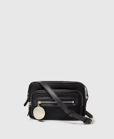 Stella Mccartney Dartmoor Econyl Crossbody Camera Bag In Black