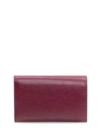 Tom Ford Grain Compact Wallet In Brown