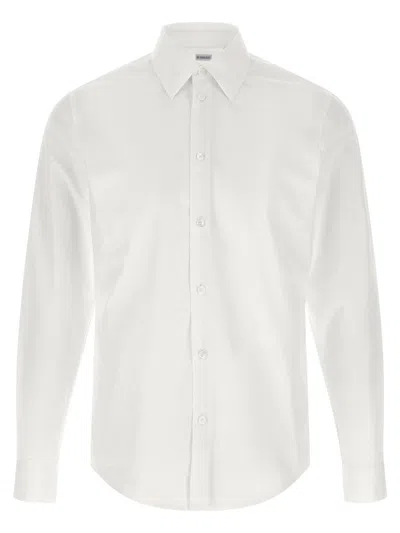 Burberry White Poplin Shirt In White