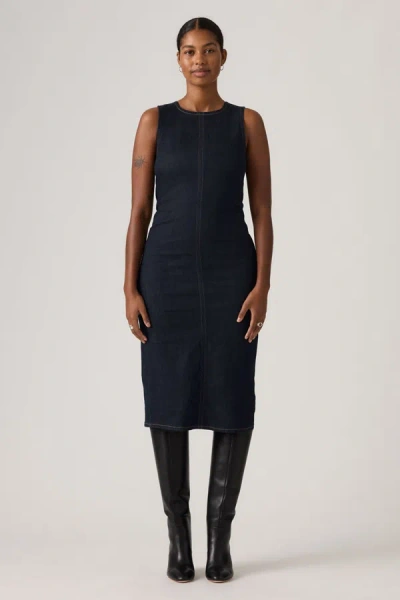 Levi's Column Dress In Blue