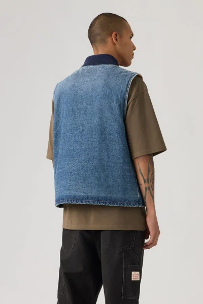 Levi's Sansome Vest In Blue