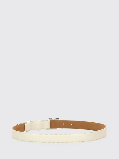 Courrèges Courreges Women Leather "ac" Belt In Neutral