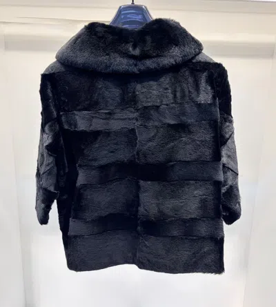 Max Mara Long-sleeved Cotton Jacket In Blue