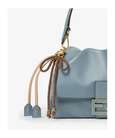 Fendi Padlock Charm In Black