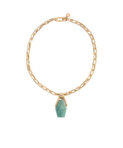 La Doublej Portal Chain Geometric Necklace In Multi