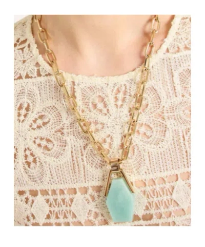 La Doublej Portal Chain Geometric Necklace In Multi