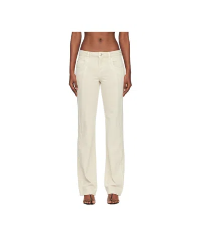 Isabel Marant Étoile Jaylis Five-pockets Jeans In White