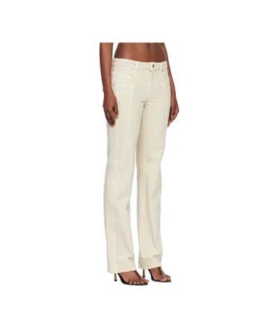 Isabel Marant Étoile Jaylis Five-pockets Jeans In White