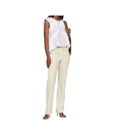 Isabel Marant Étoile Jaylis Five-pockets Jeans In White