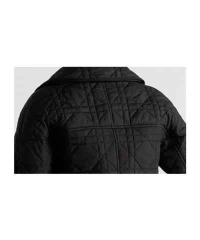 Dior Macrocannage Fitted Jacket In Brown