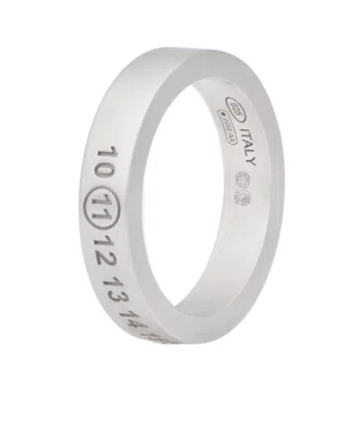 Maison Margiela Numerical Ring In Silver