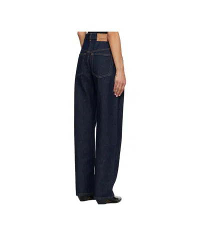 Isabel Marant Logo Patch Jeans In Blue