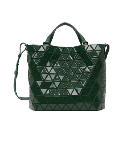 Bao Bao Issey Miyake Crystal Gloss Shoulder Bag In Green