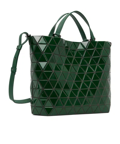 Bao Bao Issey Miyake Crystal Gloss Shoulder Bag In Green
