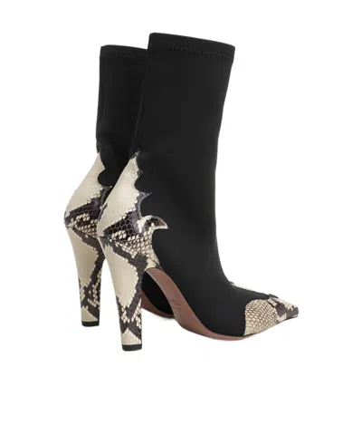 Paris Texas Belle Western Ankle Boot In Black