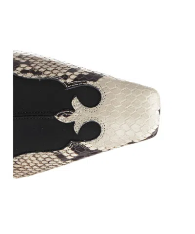 Paris Texas Belle Western Ankle Boot In Black