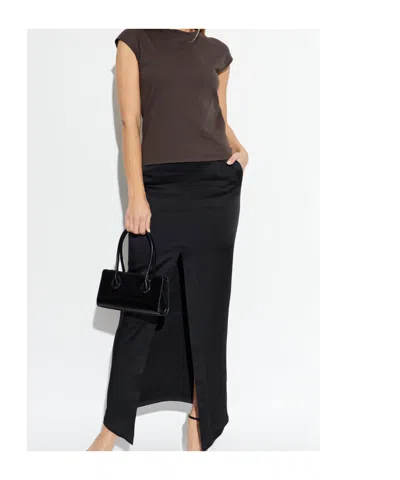 Tom Ford Logo-embroidered T-shirt In Brown