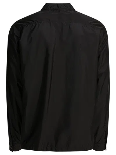 Prada Long-sleeved Jacket In Black