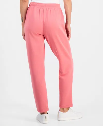 Style & Co Petite Yummy Fleece Pants, Created For Macy's In Pink
