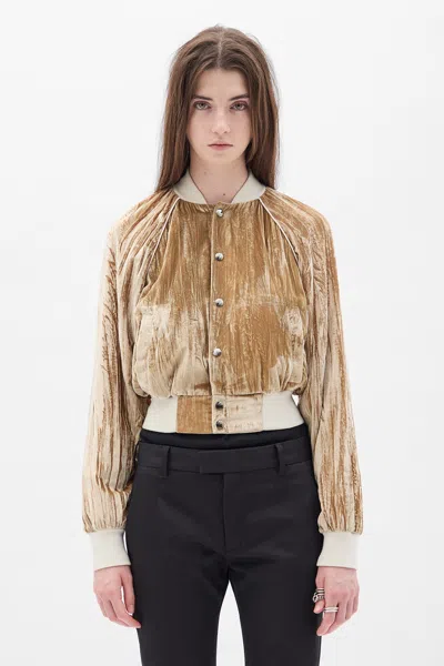 Ann Demeulemeester Arya Slim Fit Raglan Bomber In Multi