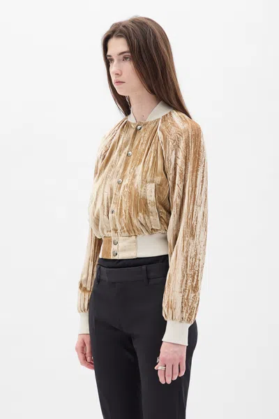 Ann Demeulemeester Arya Slim Fit Raglan Bomber In Multi