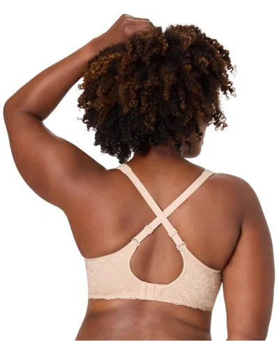 Bali Plus Size Breathe Medium Underwire Full Coverage Minimizer Bra In Neutral