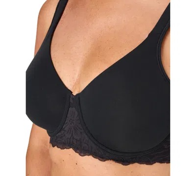Bali Plus Size Breathe Medium Underwire Full Coverage Minimizer Bra In Black