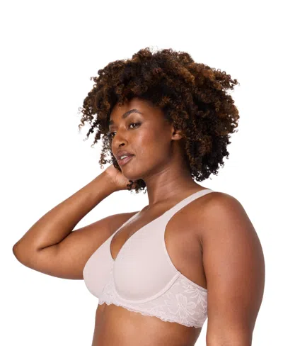 Bali Plus Size Breathe Medium Underwire Full Coverage Minimizer Bra In Neutral