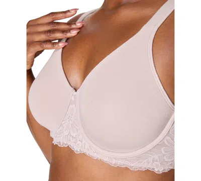 Bali Plus Size Breathe Medium Underwire Full Coverage Minimizer Bra In Neutral