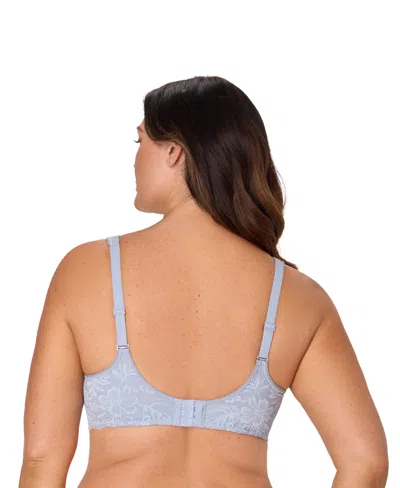 Bali Plus Size Breathe Medium Underwire Full Coverage Minimizer Bra In Silver