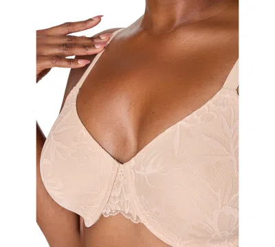 Bali Plus Size Breathe Medium Underwire Full Coverage T-shirt Bra In Brown