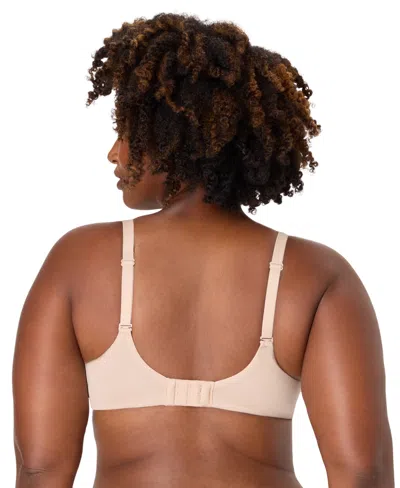 Bali Plus Size Breathe Medium Underwire Full Coverage T-shirt Bra In Brown