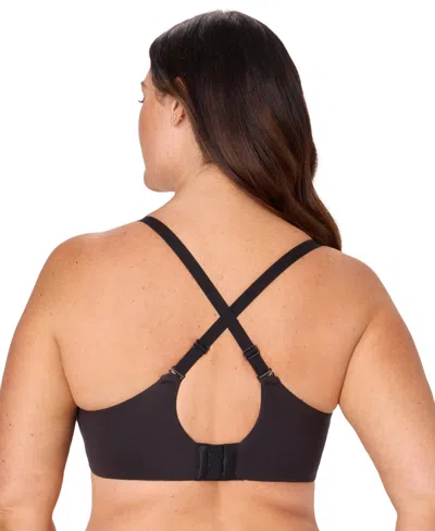 Bali Plus Size Breathe Medium Underwire Full Coverage T-shirt Bra In Black
