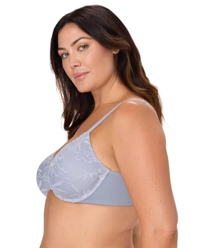 Bali Plus Size Breathe Medium Underwire Full Coverage T-shirt Bra In Silver