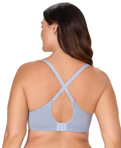 Bali Plus Size Breathe Medium Underwire Full Coverage T-shirt Bra In Silver