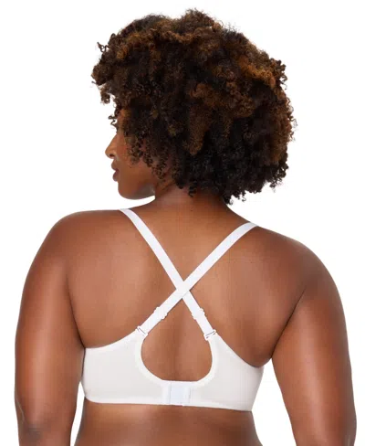 Bali Plus Size Breathe Medium Underwire Full Coverage T-shirt Bra In White