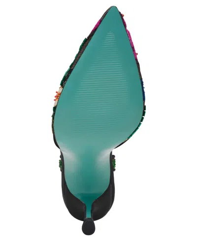 Betsey Johnson April Pointed Toe Slingback Pump In Multi