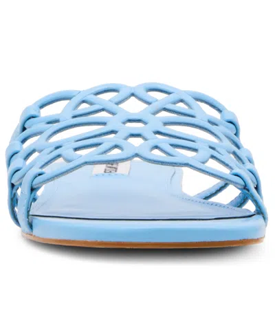 Steve Madden Women's Lotus Slide Square-toe Flat Sandals