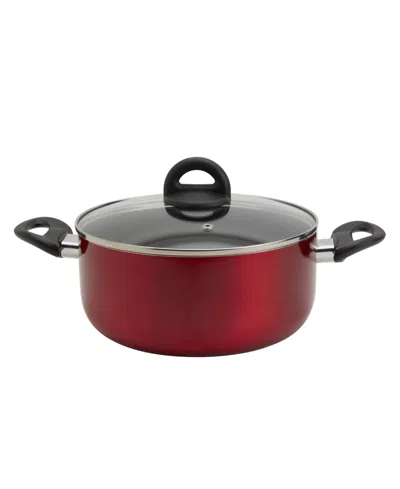 Basic Essentials Nonstick Aluminum 20-pc. Cookware Set In Red