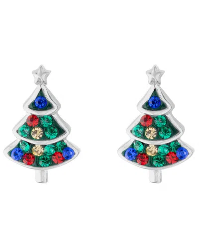 Macy's Xmas Tree Stud In Metallic