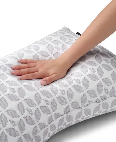 Blissy Signature Crescent Adjustable Pillow, Queen In White