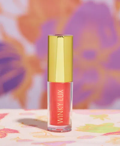 Winky Lux Barely There Tinted Lip Oil - Peach Whisper In Multi