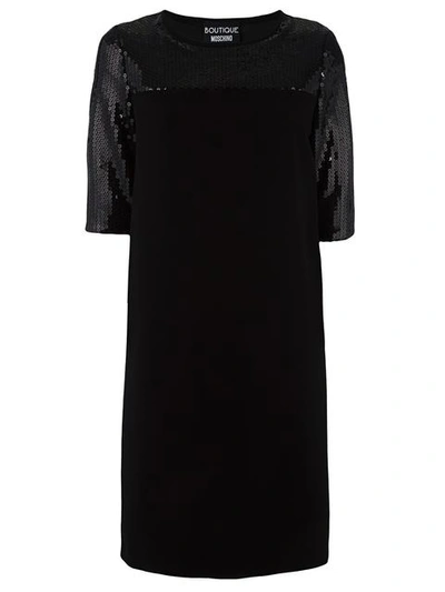 Boutique Moschino Sequin Embellished Panel Dress