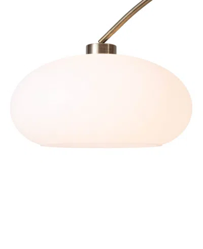 Nova Of California 84" Wood Morelli Lucite Arc Floor Lamp In Multi