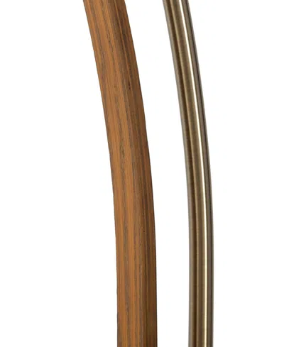 Nova Of California 84" Wood Morelli Lucite Arc Floor Lamp In Multi