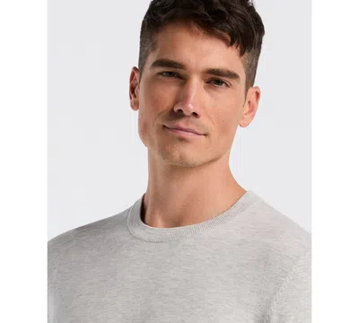 Perry Ellis Men's Crewneck Tech Pullover Sweater In Neutral